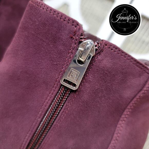 Rockport NEW Women's Seven To 7 Windsor Wine Ally Suede Heeled Bootie Size 9 - Picture 11 of 16